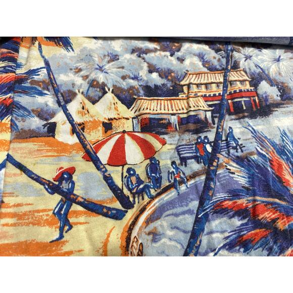 Polo Ralph Lauren Graphic Tee Size Large Scenic Beach Print Short Sleeve - Picture 6 of 11